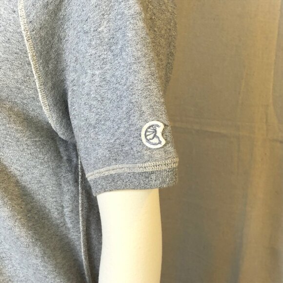 Champion + Todd Snyder Heather Gray Raglan Short Sleeve Sweatshirt XS - Picture 5 of 7